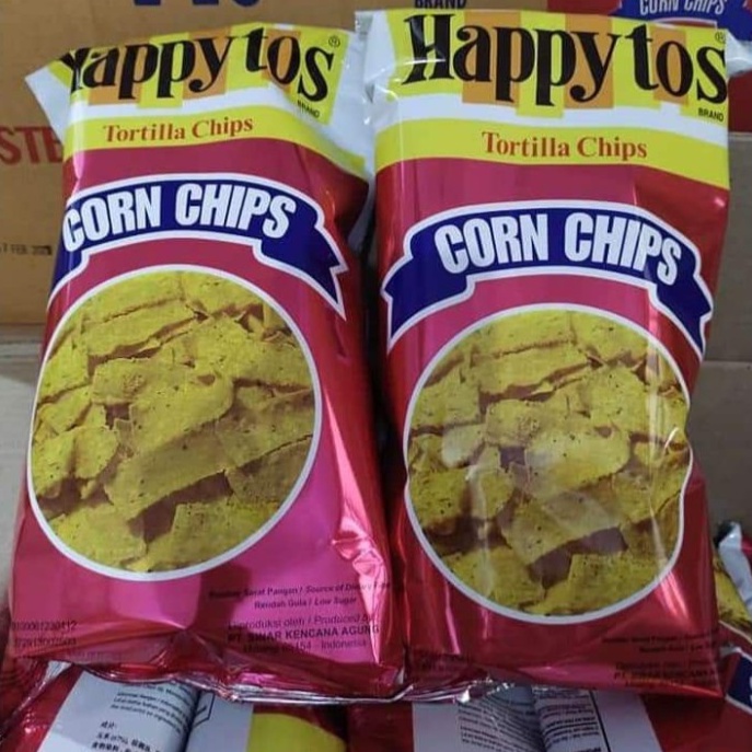 

HAPPYTOS MERAH CORN CHIPS 160 GR ORIGINAL