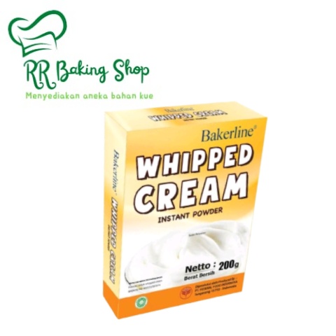 Bakerline Whipped Cream Instant Bubuk 200gr