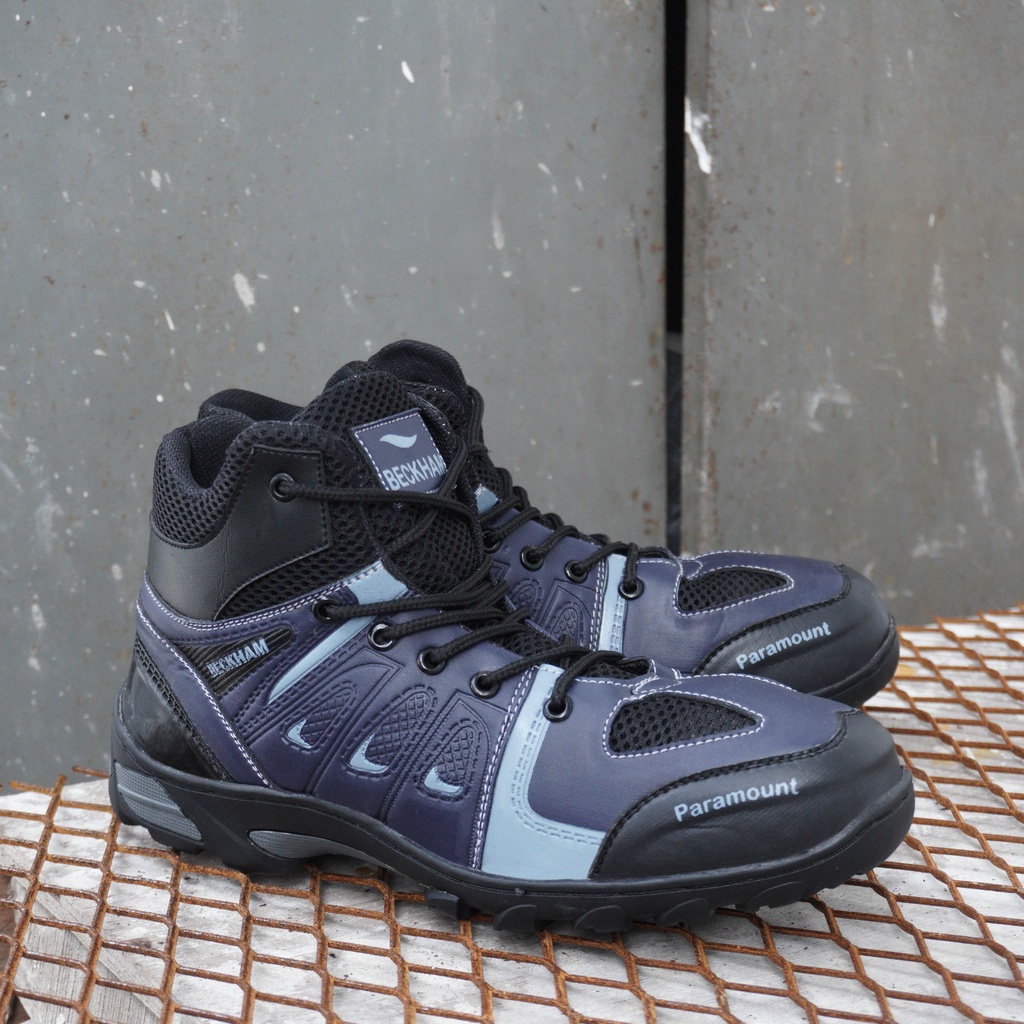 SEPATU SAFETY SEMI BOOTS PRIA KULIT TALI SAVETY BUT SEPTI TALI SEVTI TALI SEPTY TALI SEFTY SEPATU BOOTS UJUNG BESI