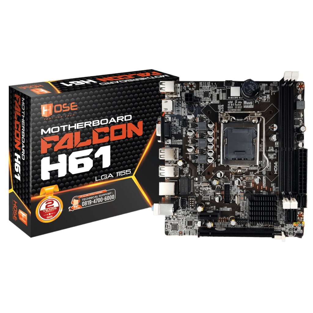 Motherboard H61 - Mainboard Baru Murah Bergaransi 1 tahun