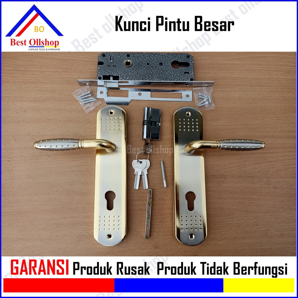 Kunci Pintu Rumah Handle Full Set Babet Minimalis Besar 25 Cm