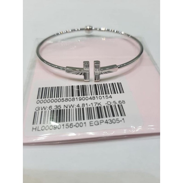 Gelang T Bulat Per Emas Asli Kadar 700 750 16K 17K Kuning Putih Rose Gold