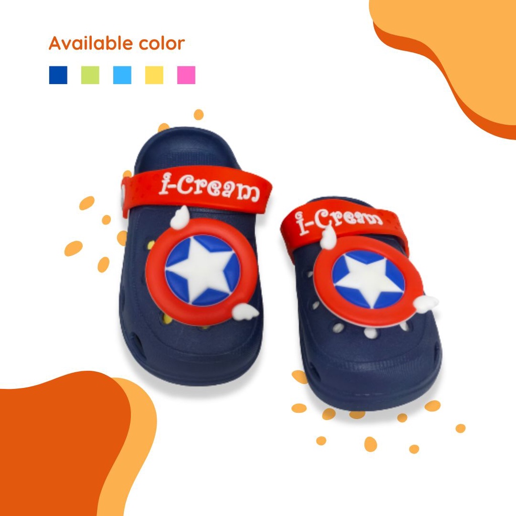 Sandal Anak Laki-Laki Anak Perempuan Motif Lucu kode STK16