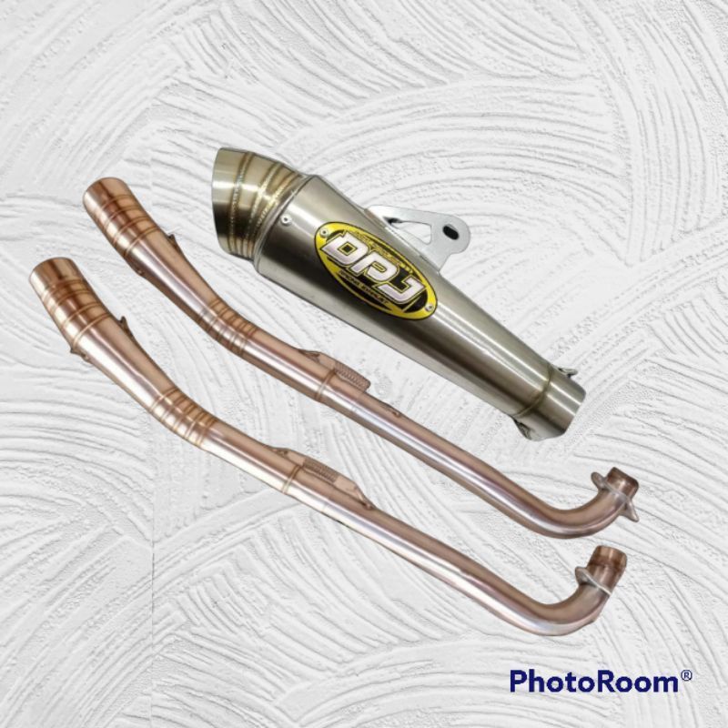 knalpot Racing DPJ leher netral all motor bebek Jupiter Supra vega Revo