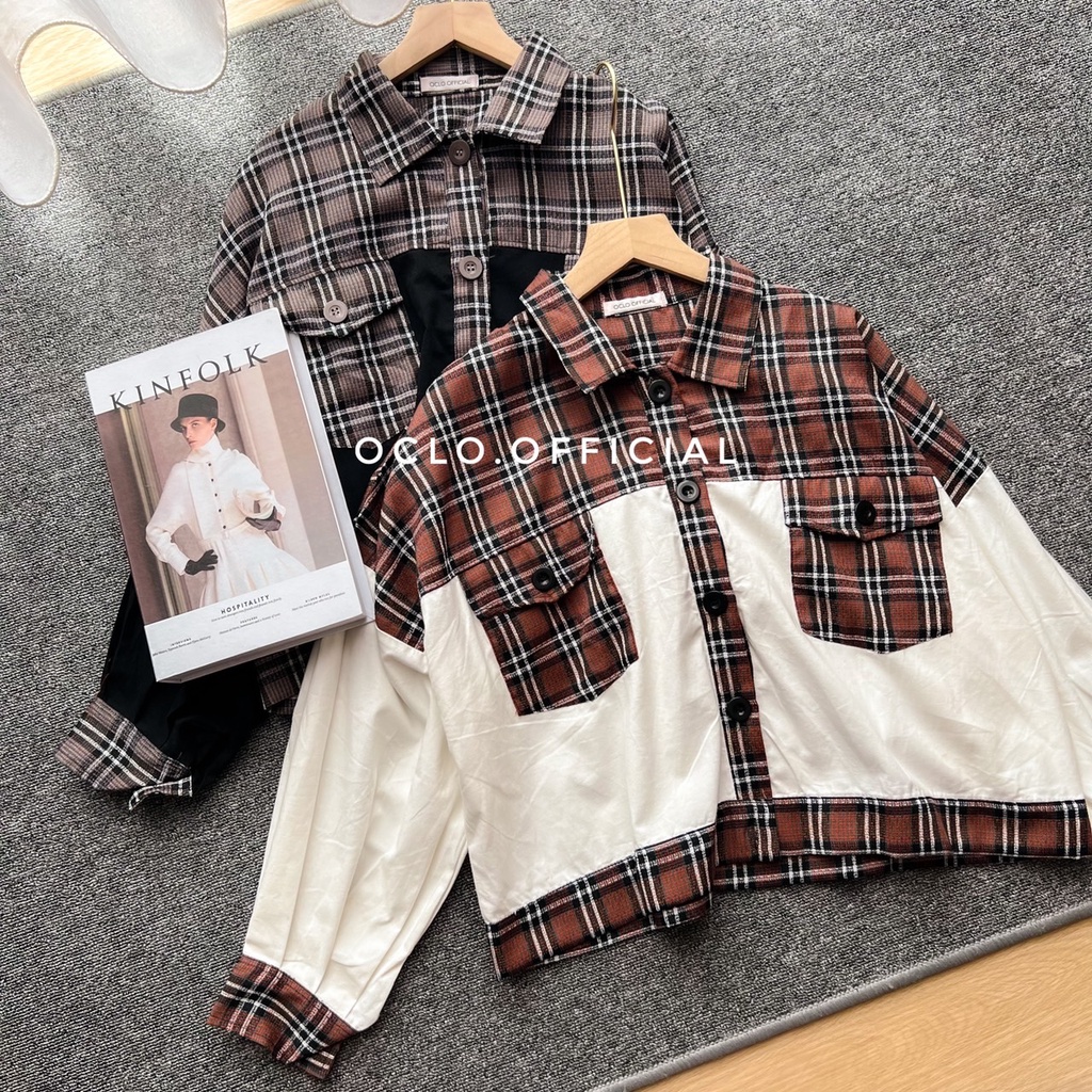 Zione Shirt | atasan wanita combi casual basic