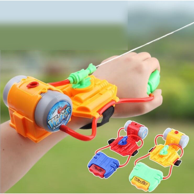 Mainan tembak air spiderman, Gelang Tangan Pistol Air, Wrist Water Gun