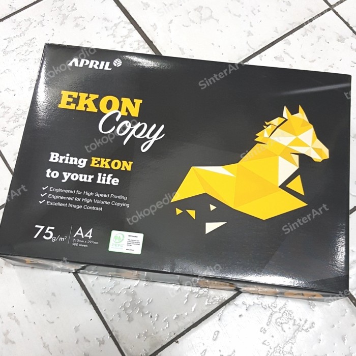 

@#@#@#] Ekon Kertas Folio A4 HVS Putih Printer Copy 75 gram 70