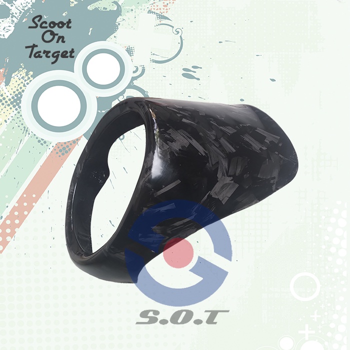 Head Tameng Vespa Primavera carbon forged