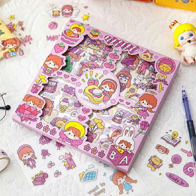 

MAINAN ANAK Sticker Waterproof Viral Stiker Momo DIY