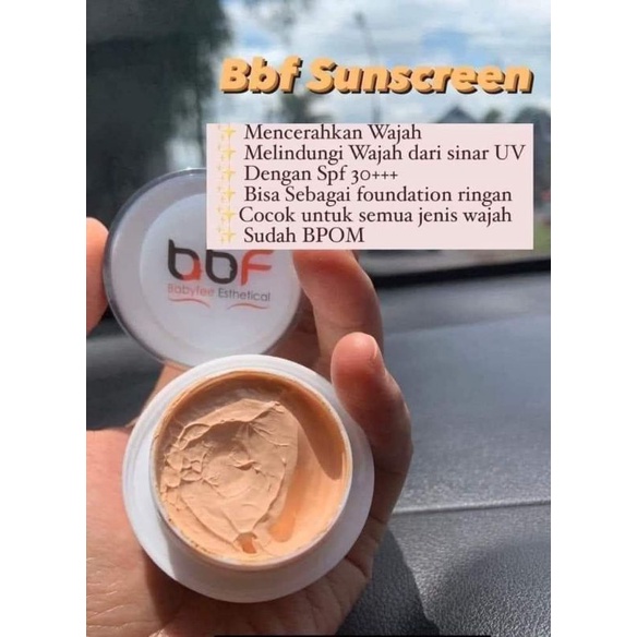 SUNSCREEN BBF GLOWING BPOM ORI