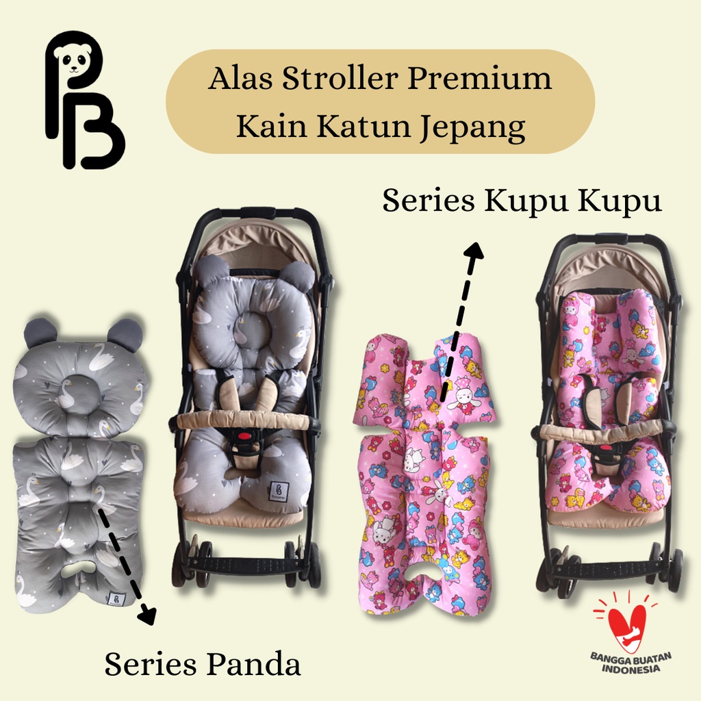 Precious Baby | Alas Stroller Bayi Universal Kain Katun Jepang | Alas Kereta Dorong | Alas Stroller Baby