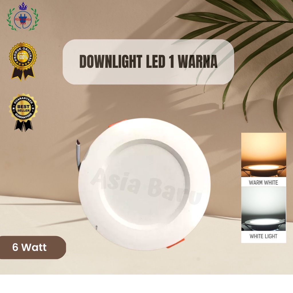 Lampu Downlight LED 1 Warna