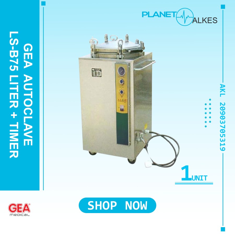 Gea Autoclave 75 Liter  / Autoclave 75 Liter + Timer / GEA LS-75 LJ
