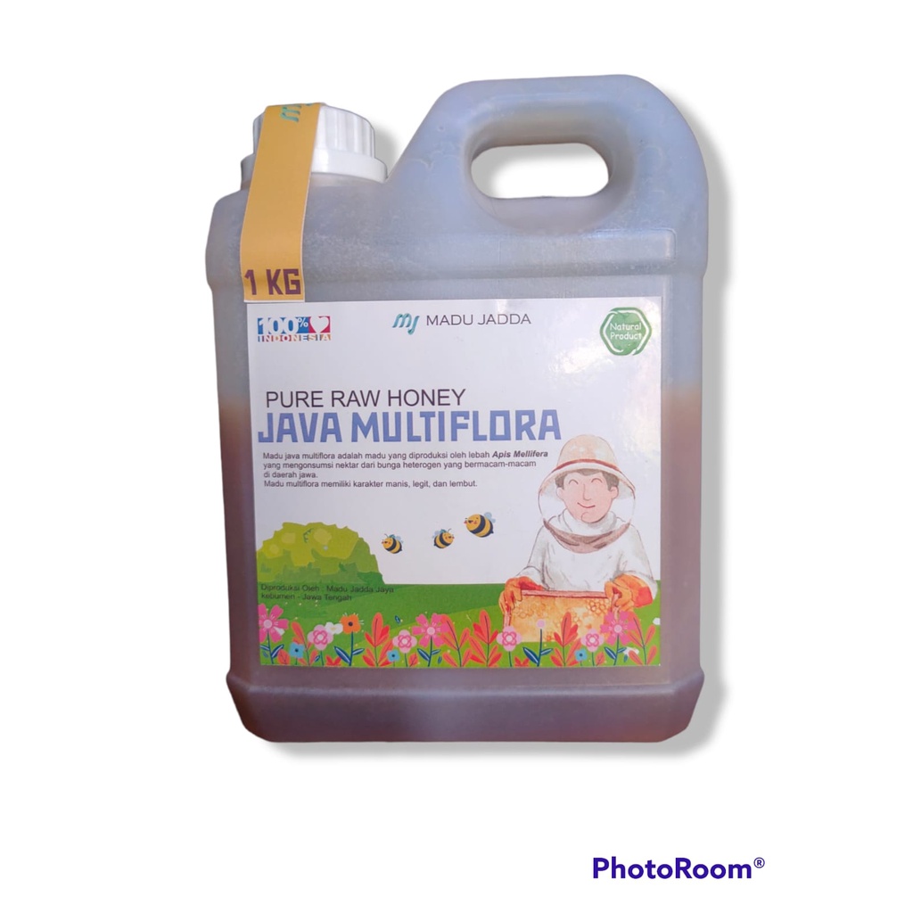

Madu Asli Madu Jadda 1 kg Java mulltiflora pure raw honey 100% murni