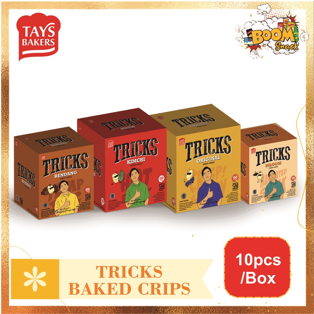

BOX - Tricks Baked Crisps isi 10pcs