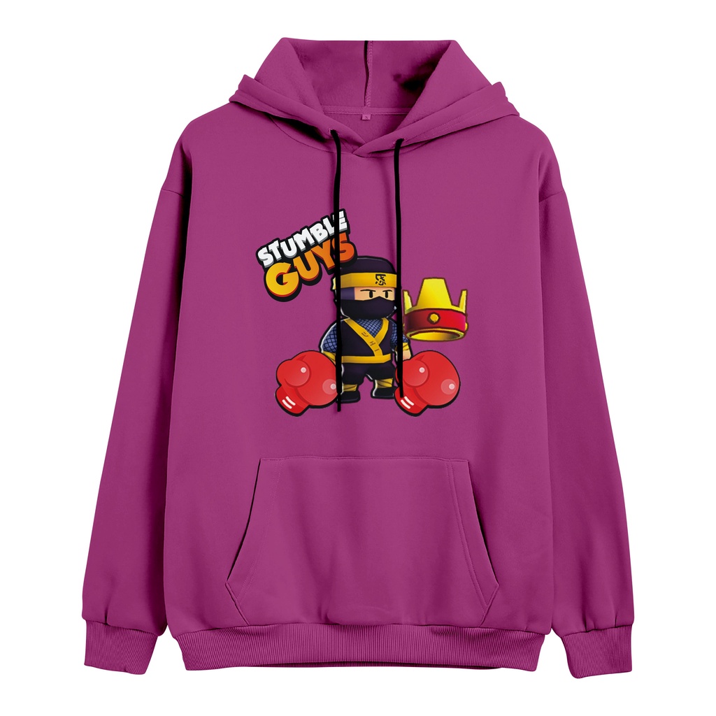 Stumble Guys Ninja Jumper Hoodie Anak II Jaket Hoodie Anak Viral II Sweater Hoodie Kids Size M - XL ( Laki Laki &amp; Peremepuan )