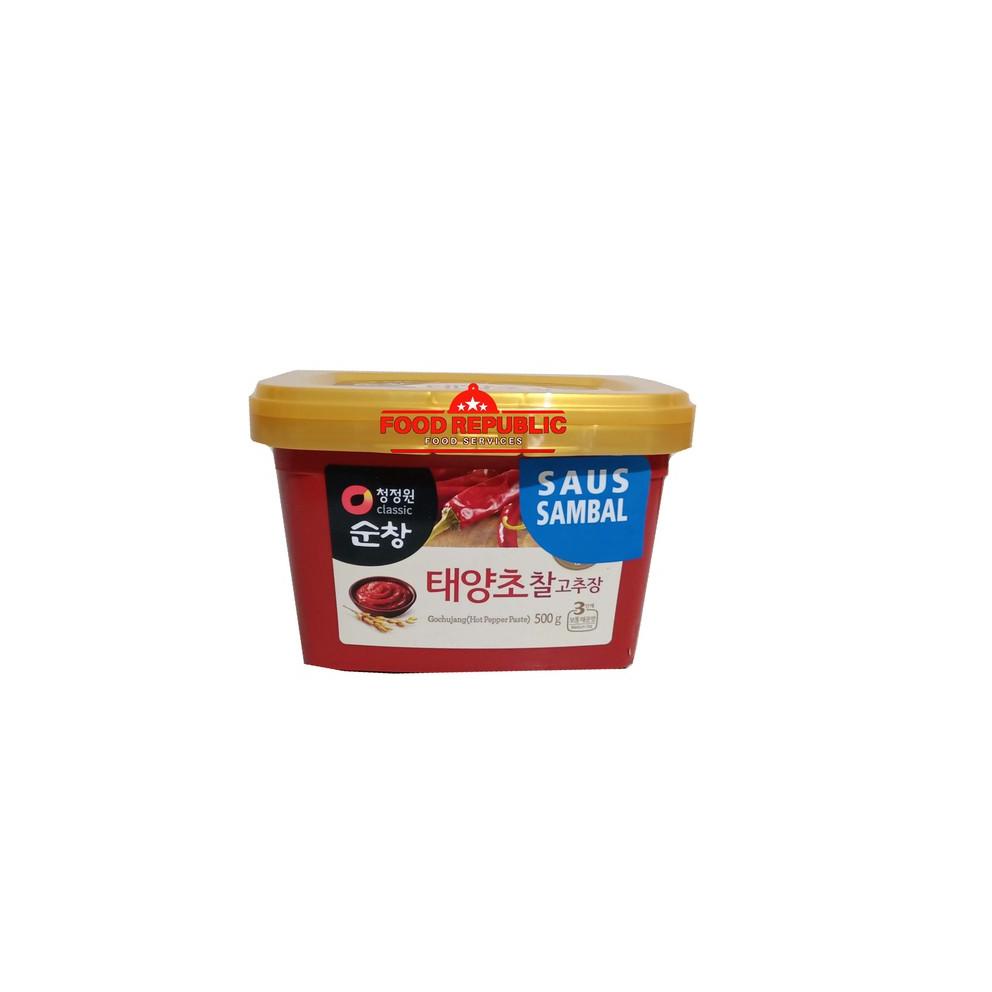 

Kekinian.. Chung Jung One Gochujang 500 GR Sambal Pasta Korea / Hot Pepper Paste HHZ