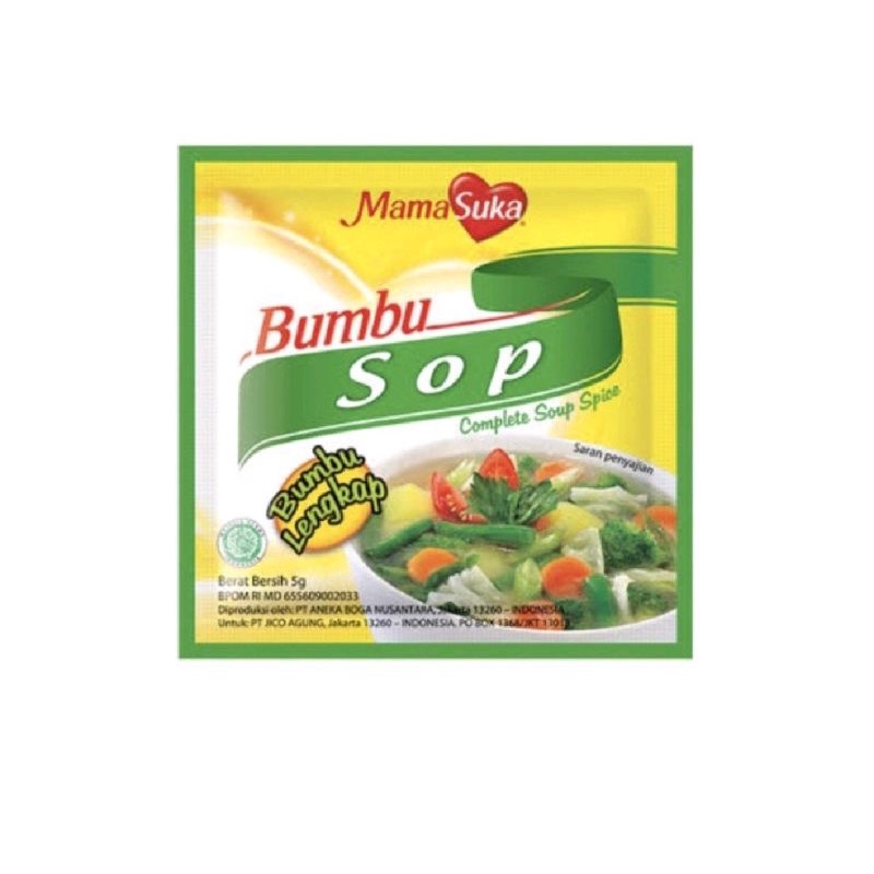 

Mamasuka Bumbu Sop (5 gr x 12 pcs)