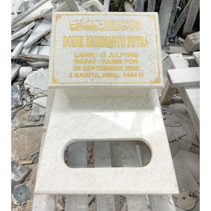 Nisan Makam Marmer Asli