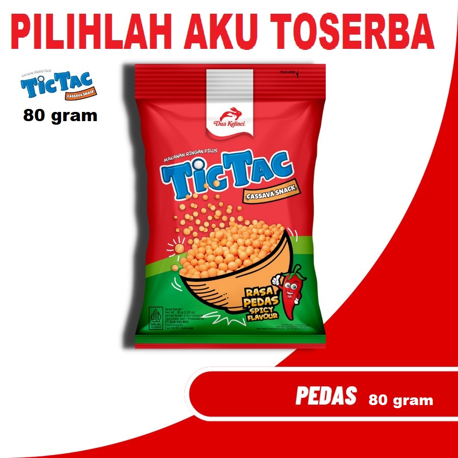 TIC TAC PEDAS - ( HARGA PER BUNGKUS )