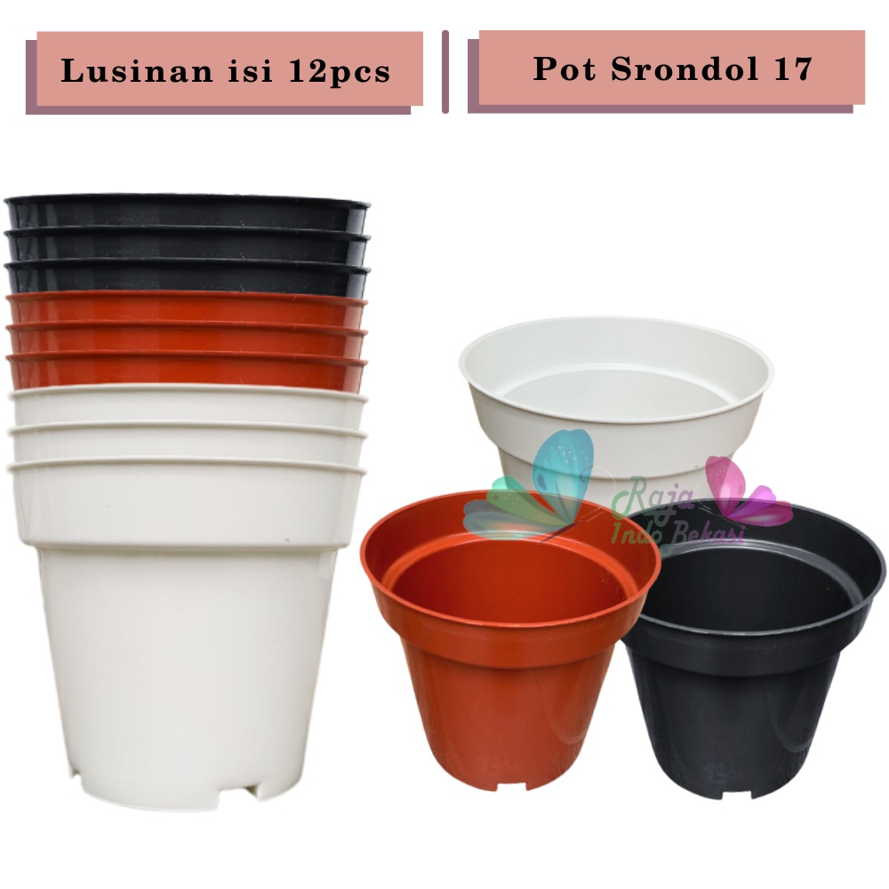 Lusinan Pot Tinggi Srondol 17 Putih Mirip Pot Usa Eiffel Effiel 20 25 Pot Tinggi Tirus 10 15 18 20 30 35 40 50 Cm Plastik Besar Hitam Putih Murah