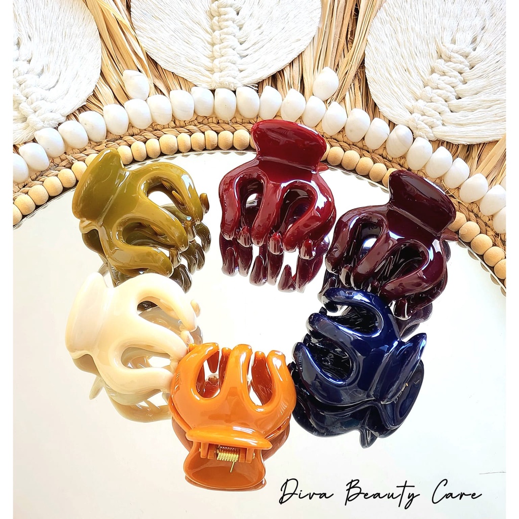 JEDAI GLOSSY COLOR/Premium Jepit Rambut 5cm [RC160]