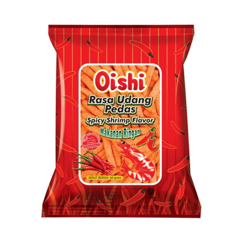 

Oishi Udang Pedas 60 gr