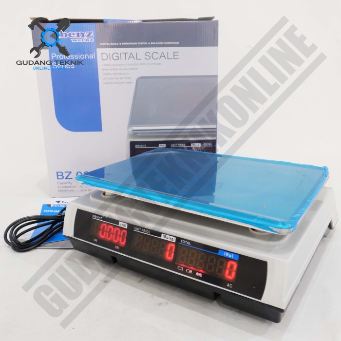 Timbangan Duduk Digital Double Display 30Kg Benz BZ030 BZ032 BENZ / Scale Timbangan Digital Dua Sisi 30 Kg Up to 40Kg BZ030 BZ032 BENZ