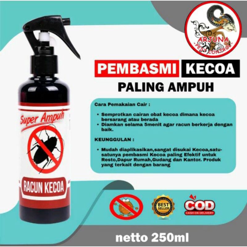 Gun Killer Pembasmi Kecoa Semprot Cair Super Ampuh 250 ml Di Rumah Dan Mobil Racun Kecoa Super Ampuh