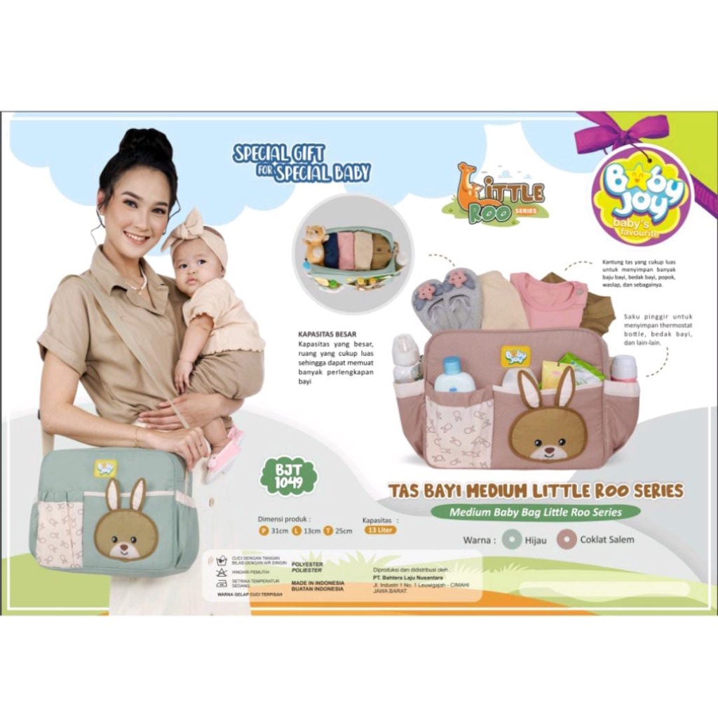 Baby Joy Tas Bayi Medium Little Roo Series - BJT 1049