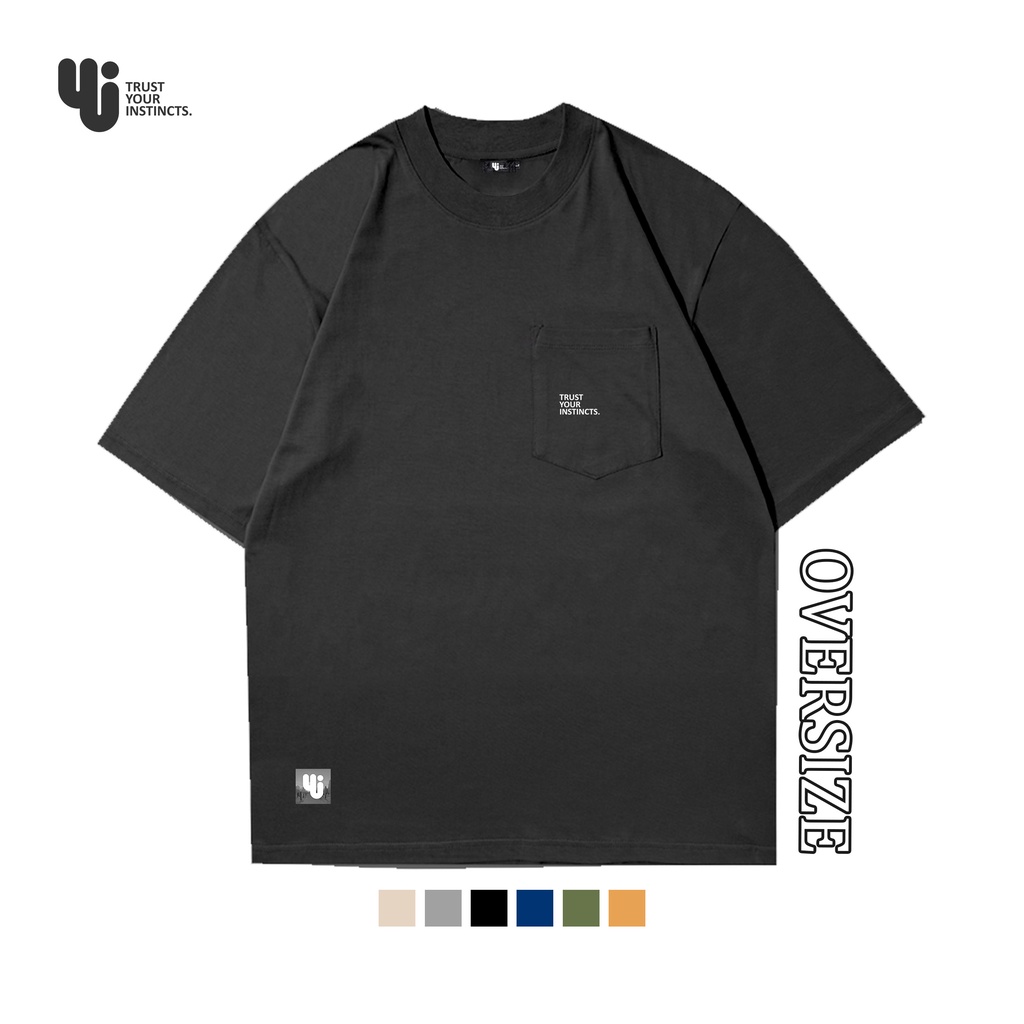 Yui T-shirt Basic Pocket Oversize