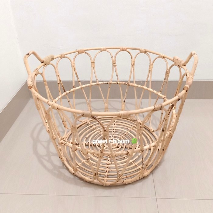 KERANJANG LAUNDRY KERANJANG SERBAGUNA ROTAN BESAR