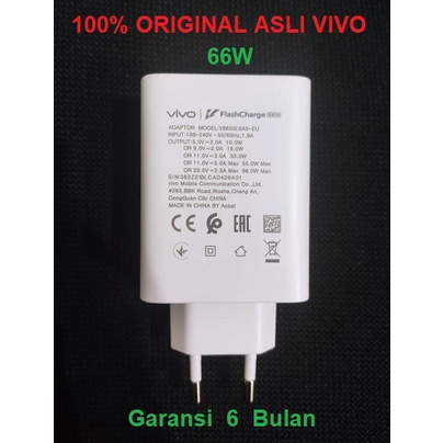 VIVO Adapter Charger 66W T1 Pro S16 Pro S16e S16 V25 Pro Original