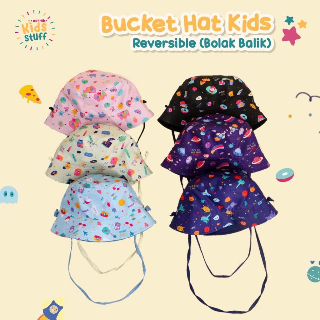 TOPI FISHERMAN ANAK TOPI BUCKET KARAKTER LUCU 1-8TH