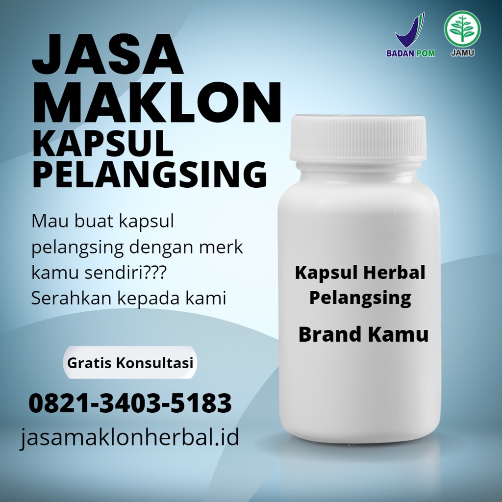 Maklon Kapsul Pelangsing BPOM