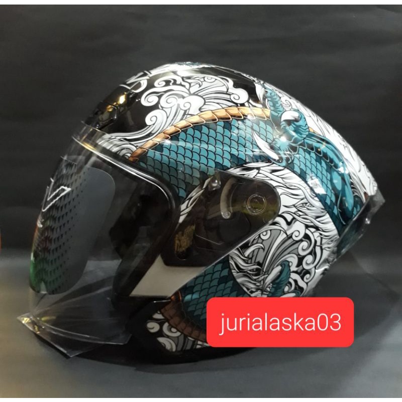 HELM RSV NEW WINDTAIL PAKET GANTENG | HALF FACE 100% ORIGINAL