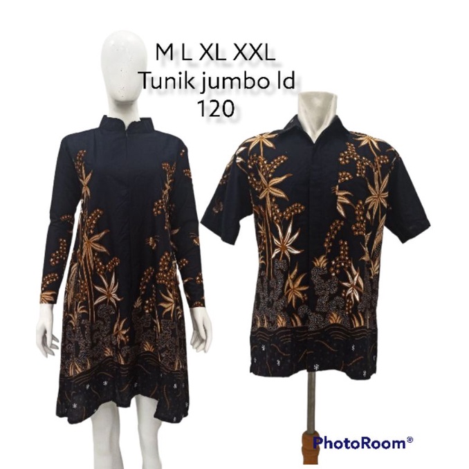 Tunik Batik Kekinian // Couple Batik Terbaru // Atasan Batik Pria Wanita Jumbo // Baju Batik Kondang