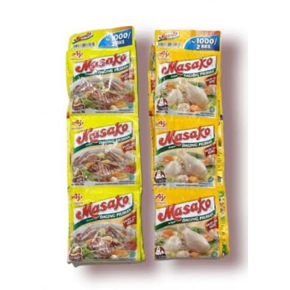 

AJINOMOTO | MASAKO bumbu penyedap sachet [ renteng 12x9g ]