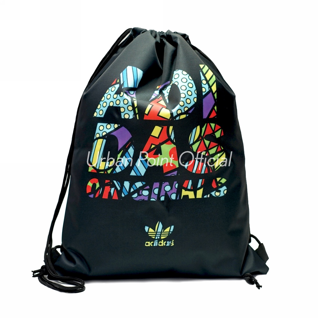 Tas Serut Futsal Sepatu Bola -  String Bag New Stringbag - Tas Anti Air / Tas Olahraga Drawstring Bag Gym