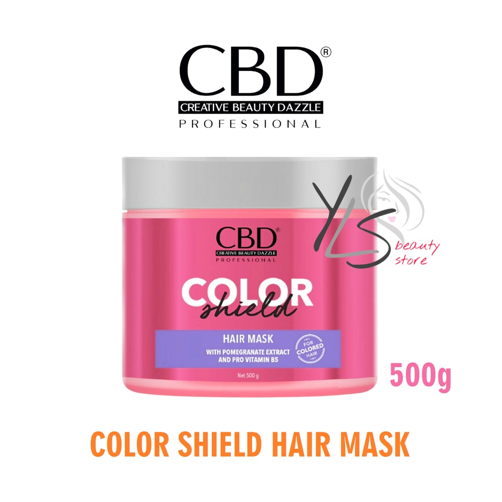 CBD COLOR SHIELD HAIR MASK 500g - TERDAFTAR BPOM - MASKER RAMBUT CBD MURAH