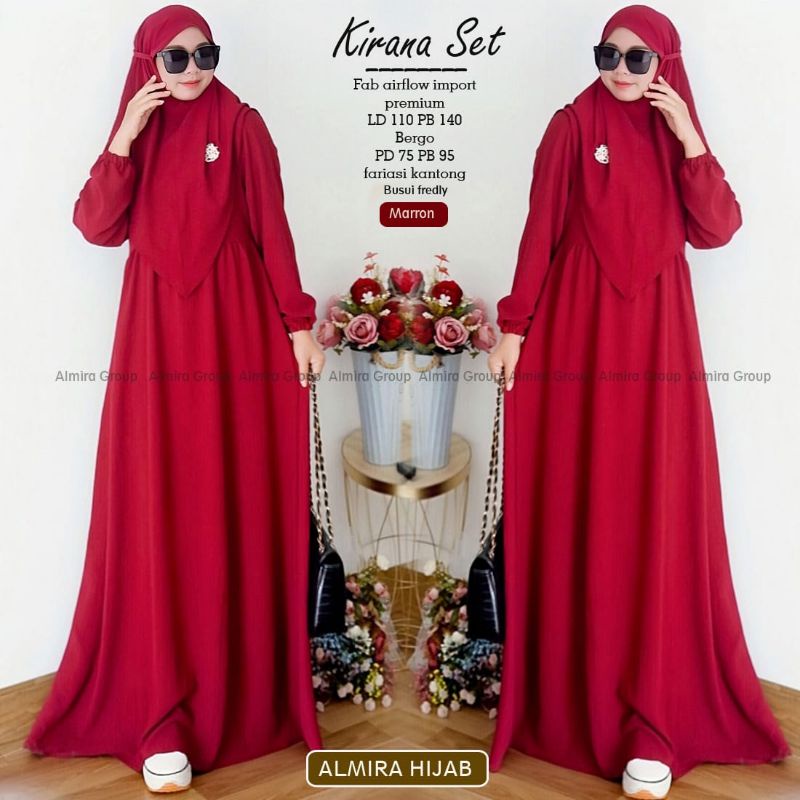 Kirana set ori almera hijab