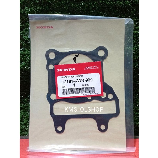 Packing Block Bawah Gasket Cylinder PCX OLD Asli Ori AHM 12191-KWN-900