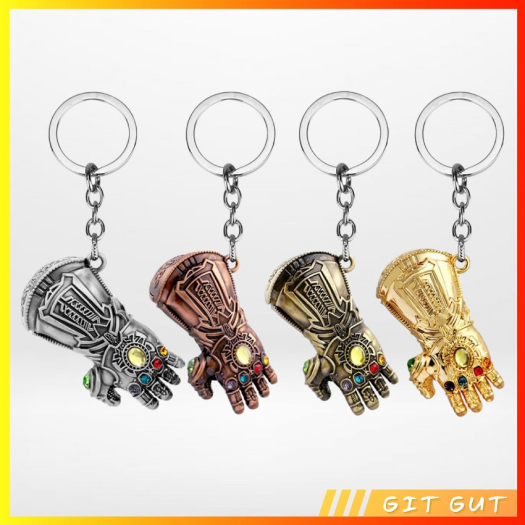 Keychain Gantungan Kunci Avengers The Infinity Gauntlet - Thanos Glove