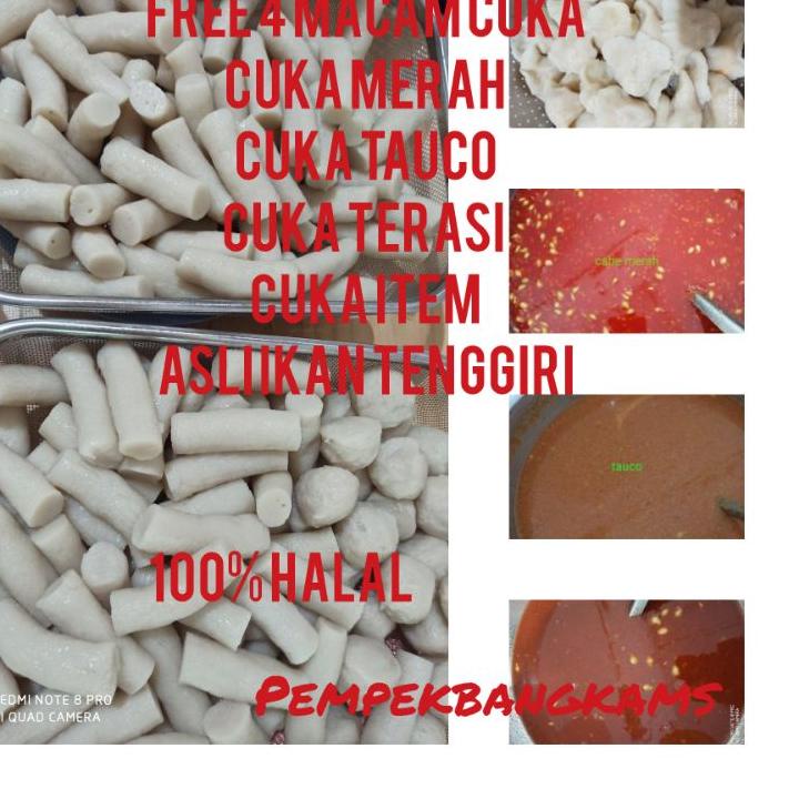 

QC PASS✔️✔️-Pempek Bangka Mix 3 isi 10Pcs - empek bangka - pempek bangka - makanan bangka (Vacuum)