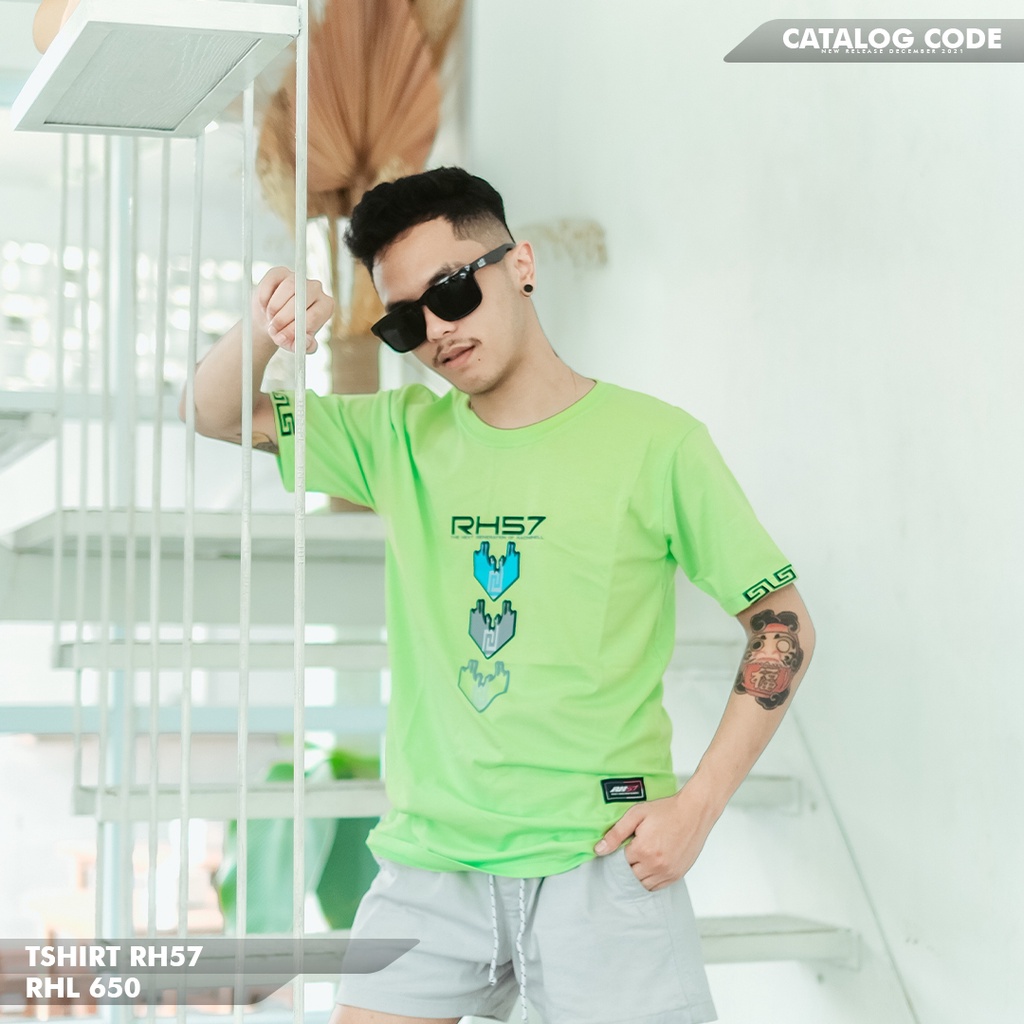[PROMO RHL 650 BELI 2 ONGKIR 1] TSHIRT RH57 ORIGINAL KAOS RH57 KAOS RACING HELL POLOS MOTIF PRIA WAN