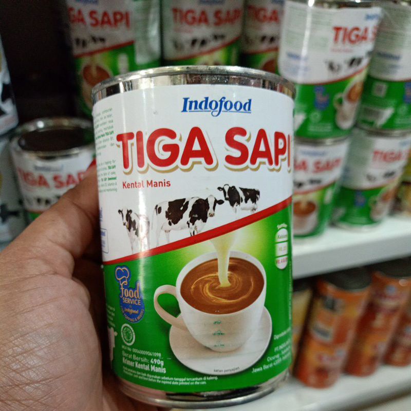 

Susu Tiga sapi skm 490gr