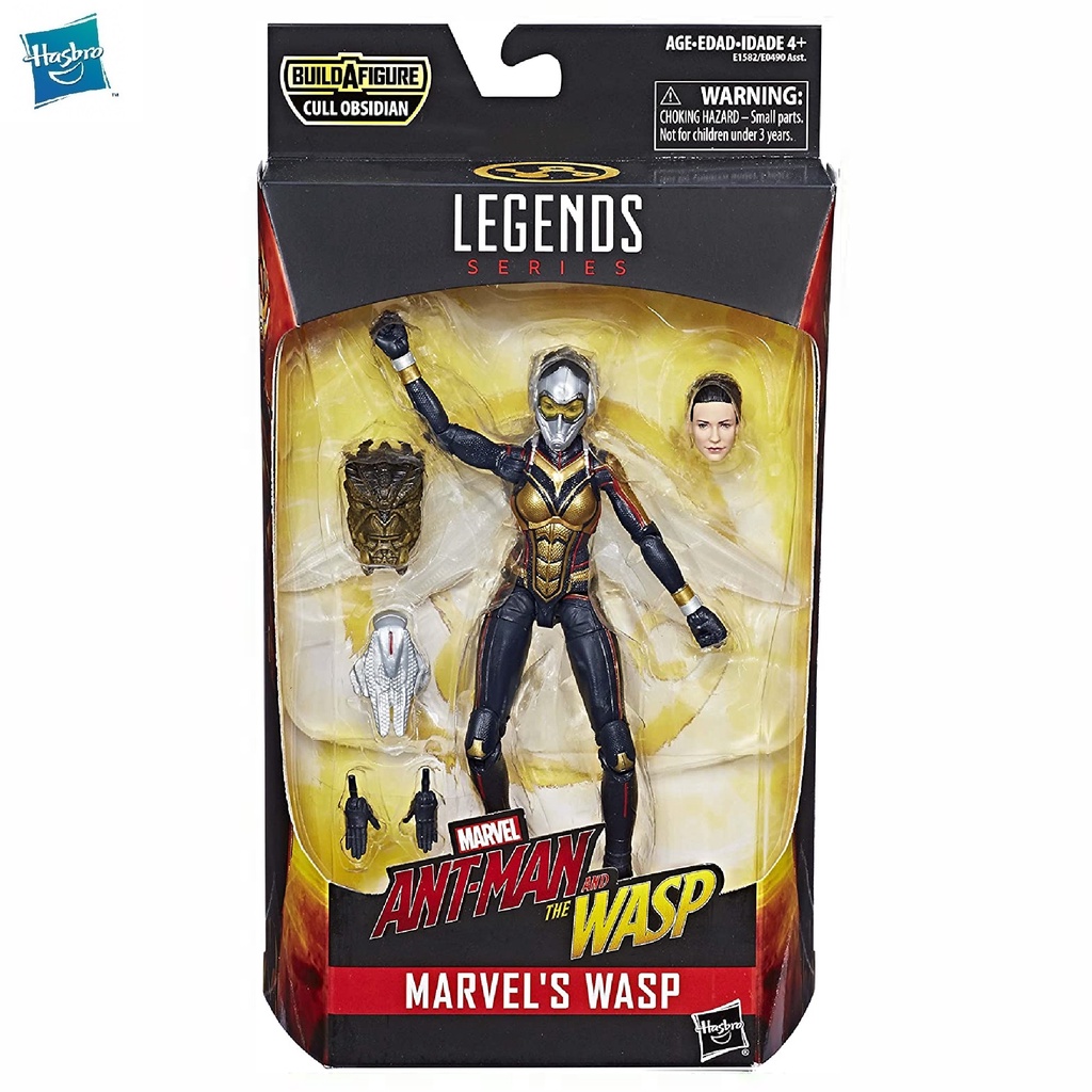 MARVEL Legends Series Ant-Man And The Wasp Wave Marvel's Wasp Figure BAF Cull Obsidian
