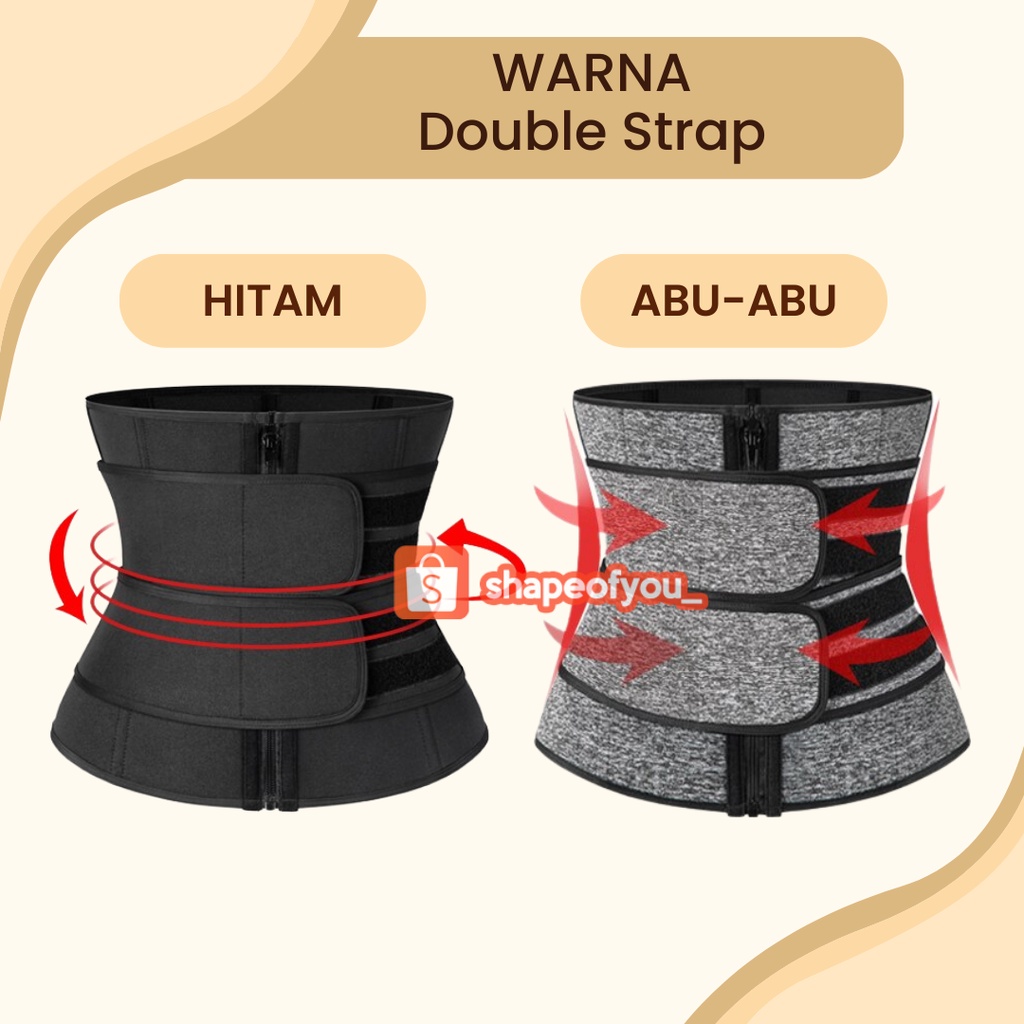 Korset Pembentuk Perut dan Pinggang Bisa Cowok dan Cewek Slim Waist Trimmer Sweat belt