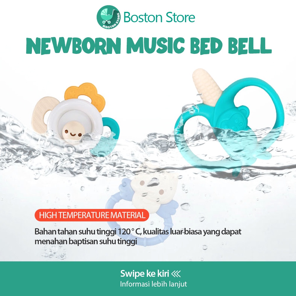 Bostonstore Mainan Box Tempat Tidur Bayi / Mainan Tidur Bayi / Crib Hanging Toys / Box Bayi musik toys Gantung di Tempat Tidur Bayi +Remote / Crib Bell Toys /  Mainan gantungan box ranjang bayi Gantungan tempat tidur bayi baby crib toys baby bed