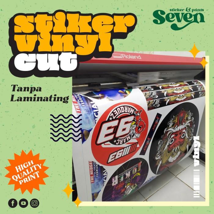 

Sticker Vinyl Custom Print + Laminasi + Cutting